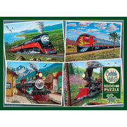 Cobble Hill Historic Locomotives 1000pc Jigsaw Puzzle