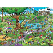 Cobble Hill 44502 Doodletown Par For Course 1000pc Jigsaw Puzzle