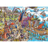 Cobble Hill 44504 Doodletown Viking Village 1000pc Jigsaw Puzzle