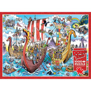 Cobble Hill 44505 Doodletown Viking Voyage 1000pc Jigsaw Puzzle