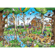Cobble Hill 44510 Doodletown Birdwatcher's Paradise 1000pc Jigsaw Puzzle