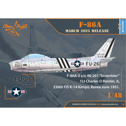 Clear Prop Models 1/48 North American F-86A Sabre Korean War Advanced Kit