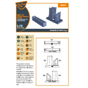 Clear Prop Models A72096 1/72 MiG-23 Undercarriage Covers for Clear Prop Kits