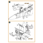 Clear Prop Models A72096 1/72 MiG-23 Undercarriage Covers for Clear Prop Kits