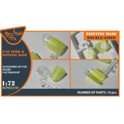 Clear Prop Models A72101 1/72 F-5E Tiger II Painting Mask for Italeri Kits