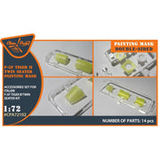 Clear Prop Models A72102 1/72 F-5F Tiger II Painting Mask for Italeri Kits