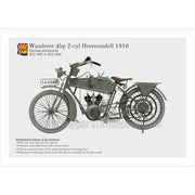 Copper State Models B35-002 1/35 Wanderer 4PS 1916 Motorcycle