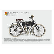 Copper State Models B35-006 1/35 French Motorcycle Model P Type C 1903 (2hp)