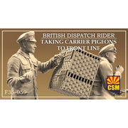Copper State Models F35-059 1/35 British Dispatch Rider Taking Carrier Pigeons To The Front Line