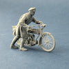 Copper State Models F35-062 1/35 British Dispatch Rider Pushing His Motorcycle