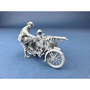 Copper State Models F35-080 1/35 Machine Gun Corps Rider Starting A Motorcycle