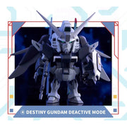 Bandai QMSV Mini Strike Freedom Gundam & Destiny Gundam