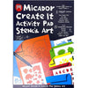 Create It Activity Pad Stencil Art 25 sheets
