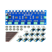 DCC Concepts DCD-DSR Cobalt AlphaSwitch-D (For Digital Devices) Red 12 Pack | Metro Hobbies