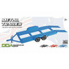 DDA 1/24 Metail Trailer w/Plastic Tow Bar Assorted Colour