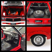 DDA 1/24 Holden A9X Torana Standard with Hot Wire Wheels Red