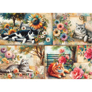 Delfy Catnap In The Park 1000pc Jigsaw Puzzle