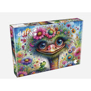 Delfy Ostrich and Friends 1000pc Jigsaw Puzzle