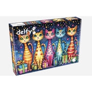 Delfy Purrectly Wrapped 1000pc Jigsaw Puzzle