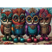 Delfy 26002 Booted Owl Quartet 1000pc Jigsaw Puzzle