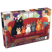 Delfy 26016 Purrfect Lineup 1000pc Jigsaw Puzzle