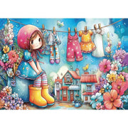 Delfy 26020 Sunlit Laundry Joy 1000pc Jigsaw Puzzle