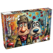 Delfy Behind The Tree 1000pc Jigsaw Puzzle