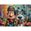 Delfy Behind The Tree 1000pc Jigsaw Puzzle