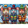Delfy Mice In Mittens 1000pc Jigsaw Puzzle
