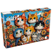 Delfy Paper Art Collage 1000pc Jigsaw Puzzle