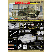 Dragon 6302 1/35 Kingtiger Porshe Turret w/Zimmeret