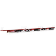 Mammoet Collectibles Z410305 1/50 Mammoet Freighter Triple Road Train Trailer Set