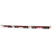 Mammoet Collectibles Z410305 1/50 Mammoet Freighter Triple Road Train Trailer Set