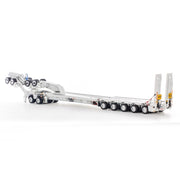Drake Collectibles ZT09232 1/50 White 2x8 Dolly and 5x8 Dropdeck Swingwing Diecast Trailer