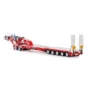 Drake Collectibles ZT09239 1/50 Red 2x8 Dolly and 5x8 Dropdeck Swingwing Diecast Trailer