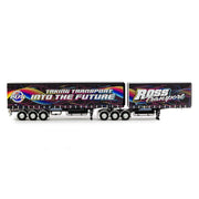 Drake Collectibles ZT09287 1/50 T-Liner B-Double Trailers Ross Transport