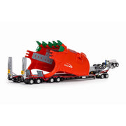 Drake ZT09329 National Heavy Haulage Bucket Trailer and Bucket