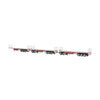 Drake Collectibles Freighter Triple Road Train & Dolly Set White/Red