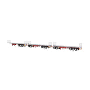 Drake Collectibles Freighter Triple Road Train & Dolly Set White/Red
