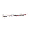 Drake Collectibles Freighter Triple Road Train & Dolly Set White/Red