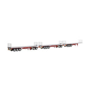 Drake Collectibles Freighter Triple Road Train & Dolly Set White/Red
