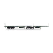 Drake Collectibles 1/50 Freighter B Double Flat Top-Hi-Quality Heavy Haulage