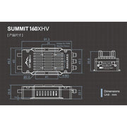 Dualsky DSXM42281 SUMMIT 160XHV Brushless 5S-14S ESC