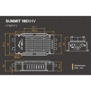 Dualsky DSXM42286 SUMMIT 180XHV Brushless 5S-14S ESC