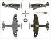 Dora Wings 48054 1/48 Republic P-47C Thunderbolt with Ferry Tank