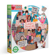 eeBoo Positivity Climate Action 500pc Jigsaw Puzzle 689196510380