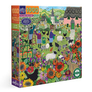 eeBoo Village Orchard 1000pc Jigsaw Puzzle