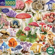 EeBoo Buntiful Mushroom 1000pc Jigsaw Puzzle