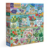eeBoo Floral Cupboard 1000pc Jigsaw Puzzle