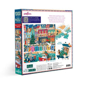 eeBoo English Seaside Christmas 1000pc Jigsaw Puzzle